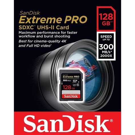 SanDisk Extreme PRO 300MB/s SDHC/SDXC UHS .